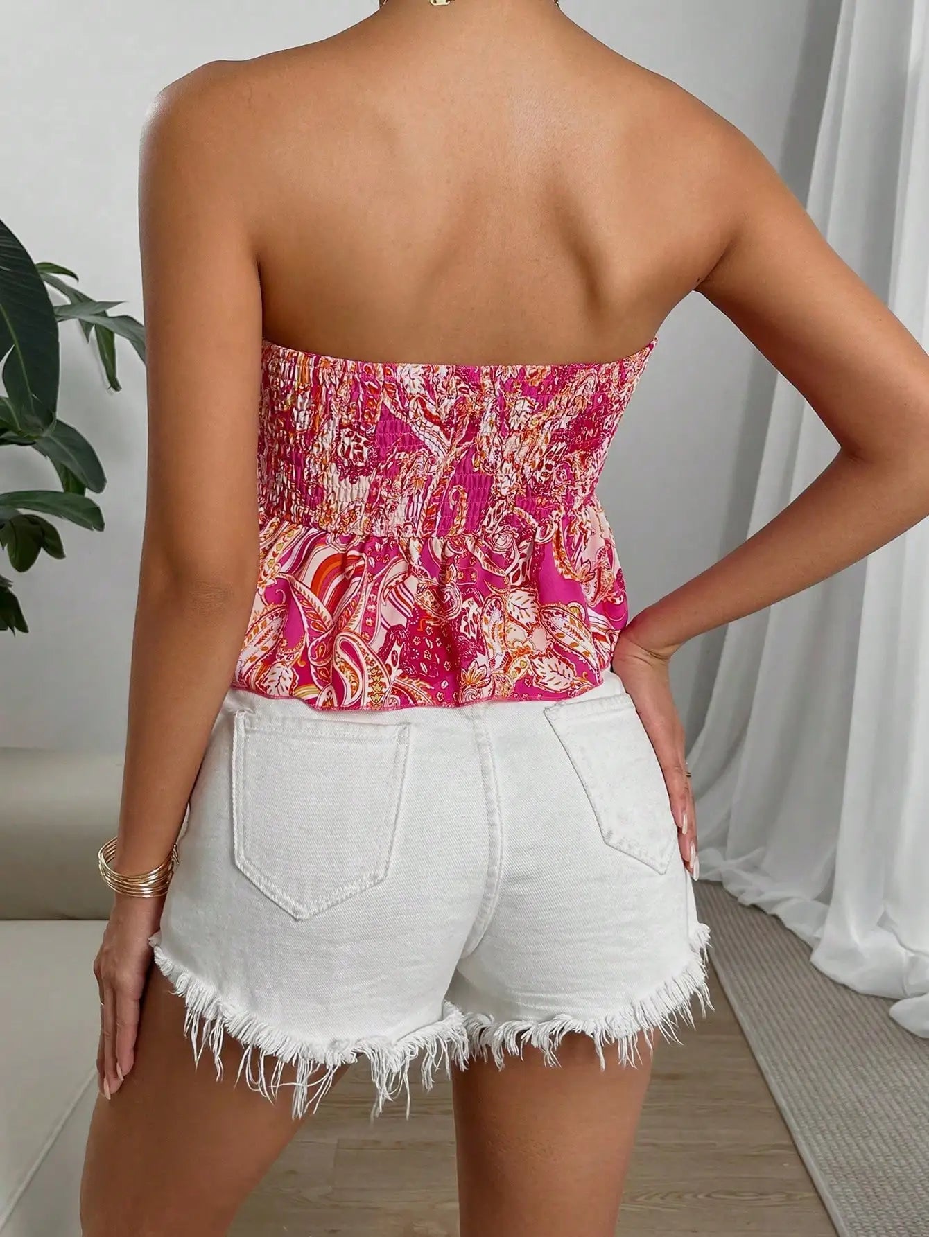 Top bandeau bohème Solara