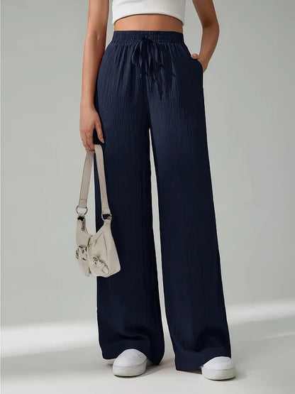 Pantalon Léger Bleu Marine