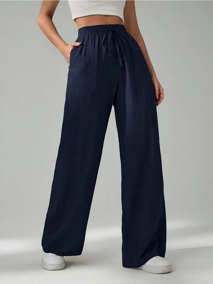 Pantalon Léger Bleu Marine