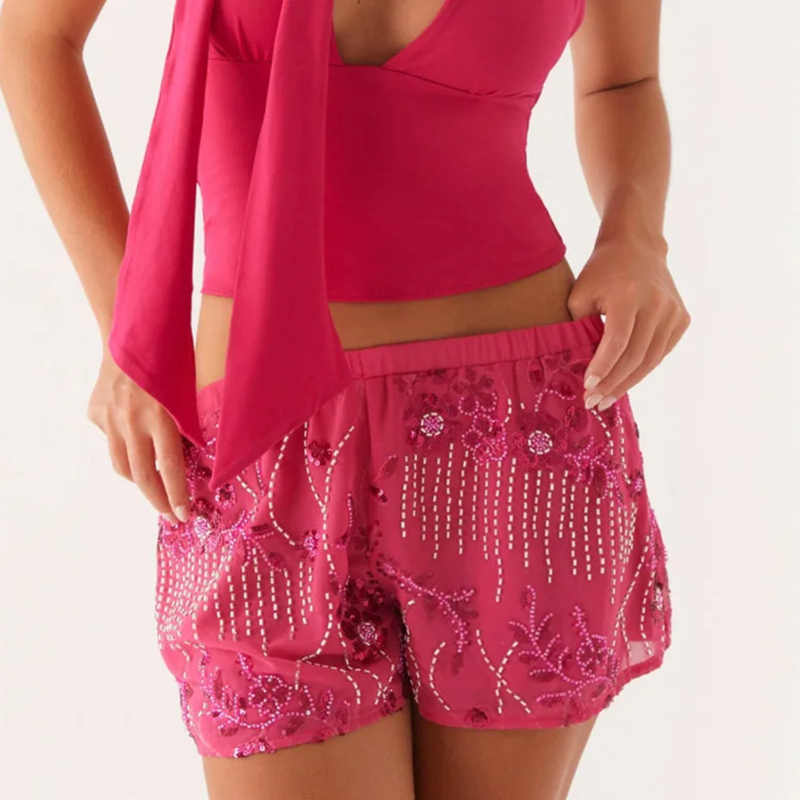 Short Berry Shake Fuschia