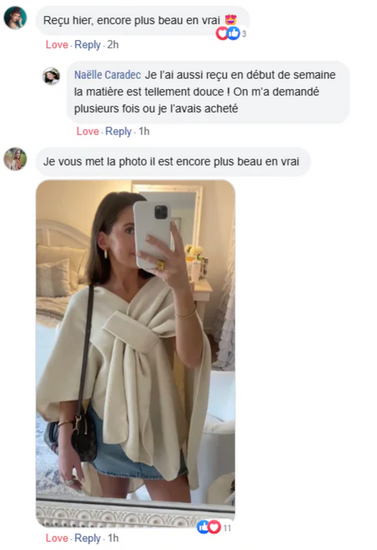 Châle de Luxe Élégant