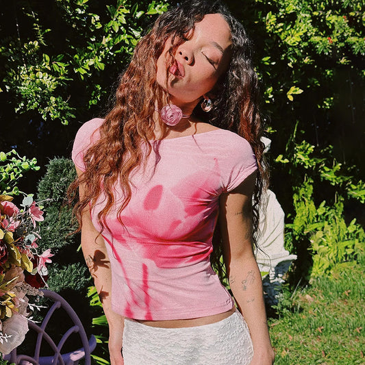 Baby Tee Sunset Bliss