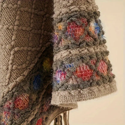 Poncho Péruvien en Laine